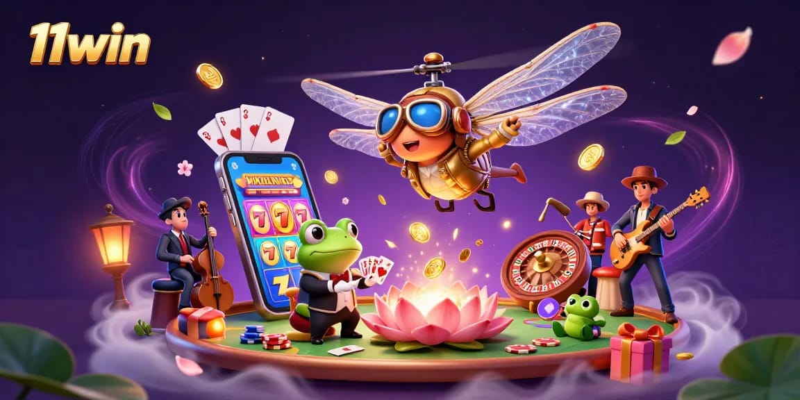 Experience thrilling games at 11win with vibrant slots, card deals, and lively casino atmosphere.