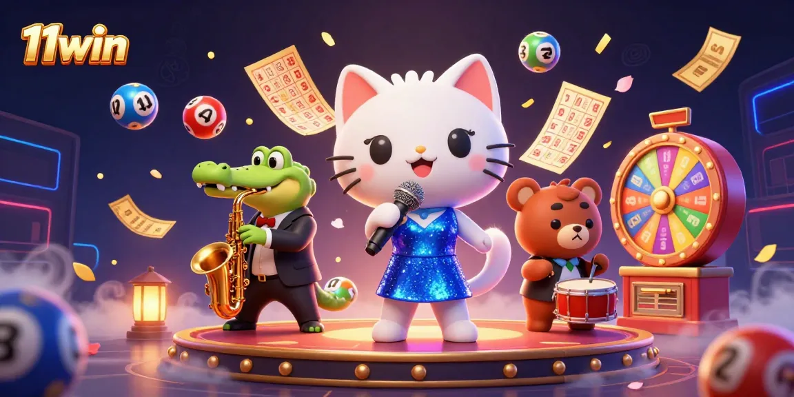 Engage with the vibrant 11win casino experience featuring lively characters and dynamic games.