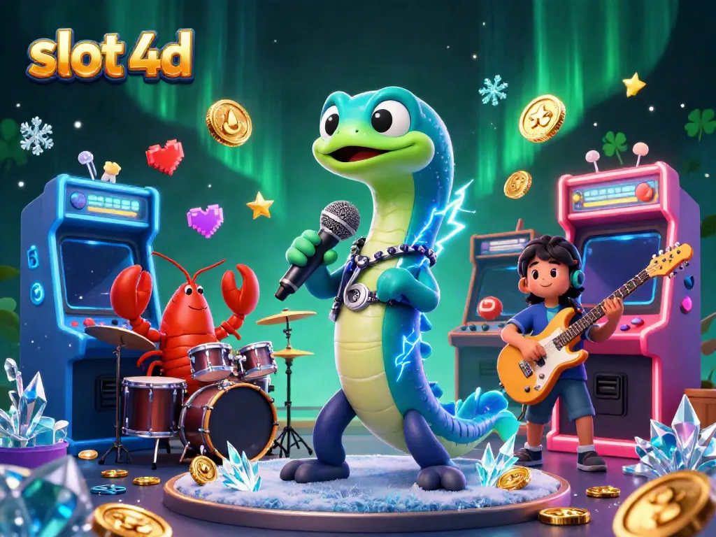 Experience engaging slot 4d action with a vibrant underwater casino scene featuring dynamic characters.