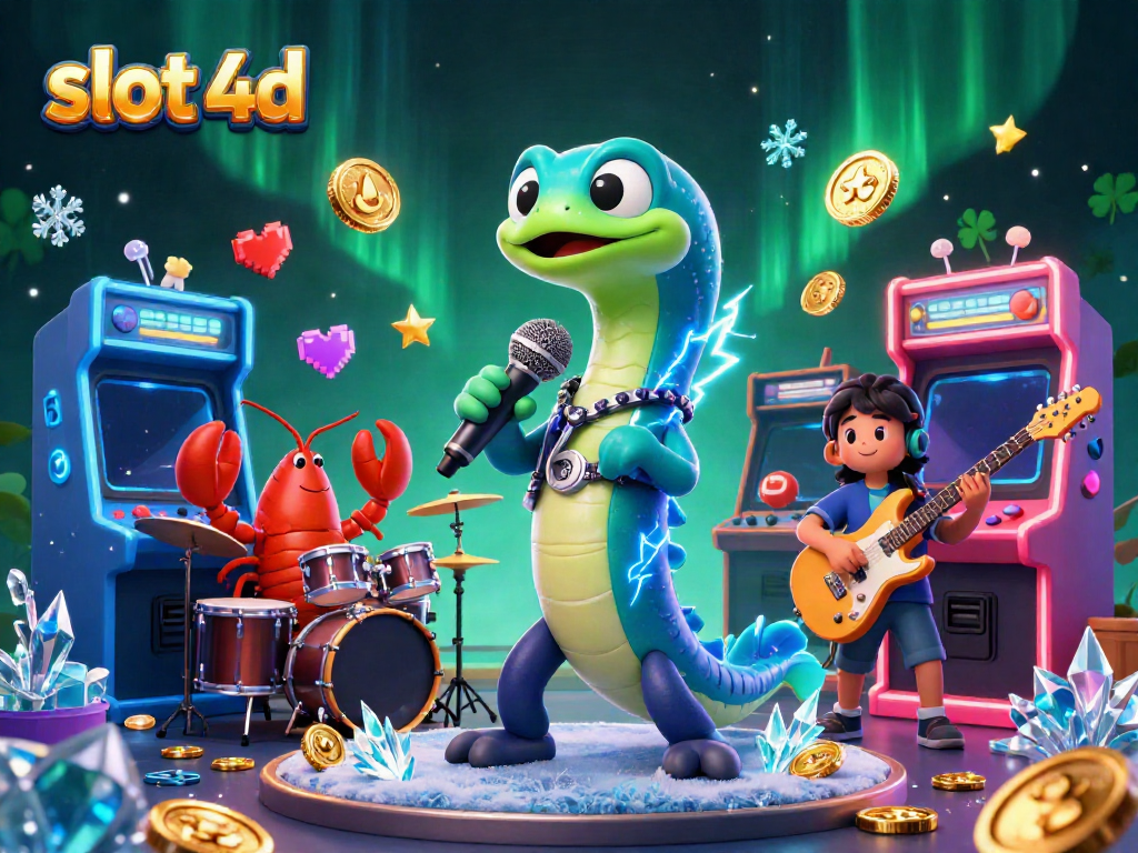 Experience engaging slot 4d action with a vibrant underwater casino scene featuring dynamic characters.