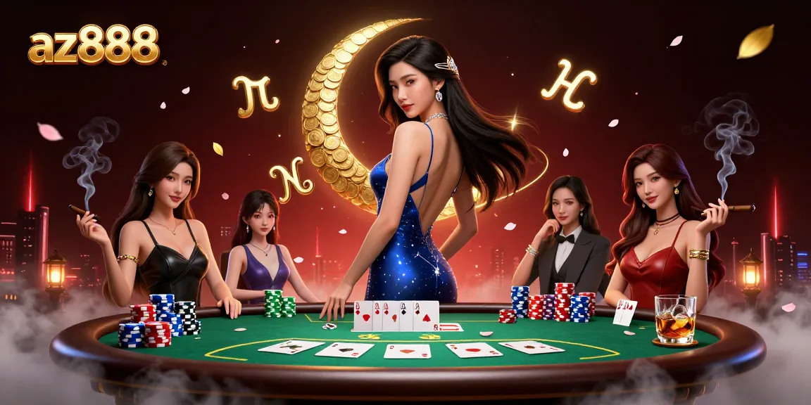 Join the excitement at az888 with high-stakes poker, showcasing elegant gameplay elements and dynamic energy.