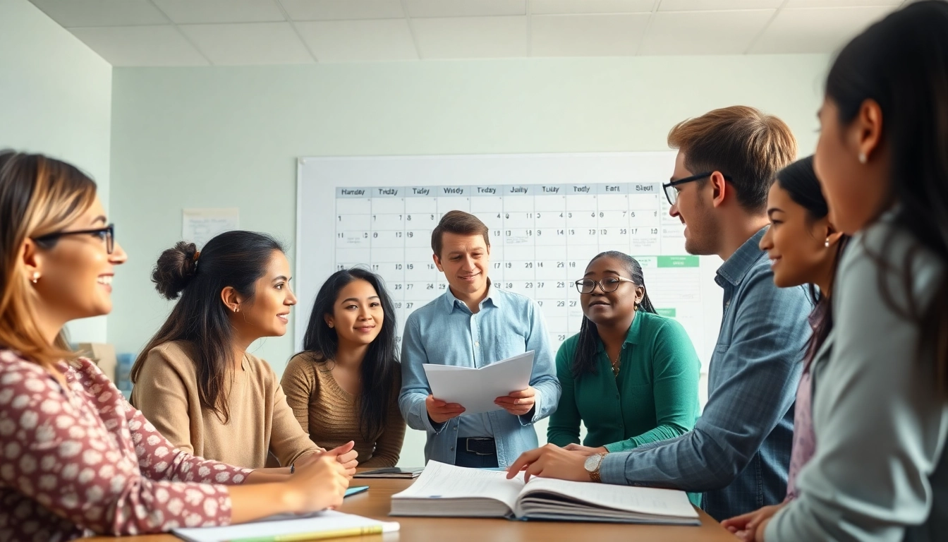 Enhancing skills with TOEFL expert help in a collaborative classroom environment.
