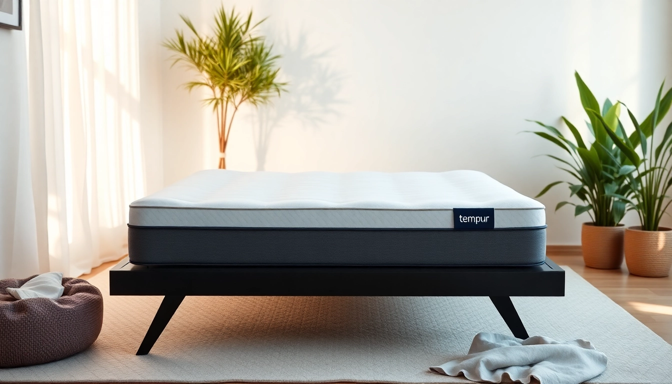 Featuring the tempur adapt mattress in a beautifully styled bedroom, inviting comfort and relaxation.