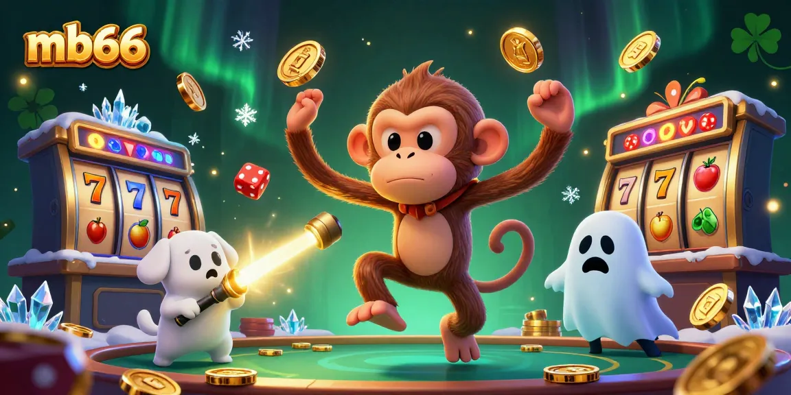 Experience thrilling adventures with mb66 as mischievous characters engage in casino fun, showcasing dynamic gaming elements.