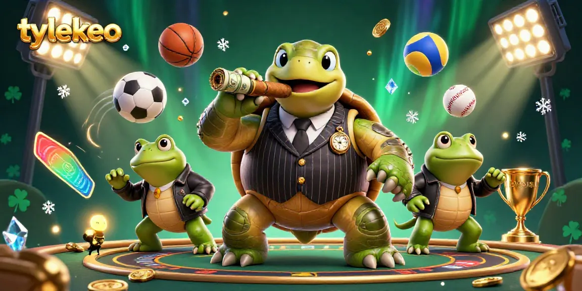 Engage with sports betting action and strategy at tylekeo, featuring cartoon characters and dynamic game elements.