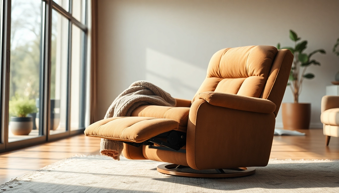 Relax in a stylish sleep recliner chair designed for ultimate comfort.