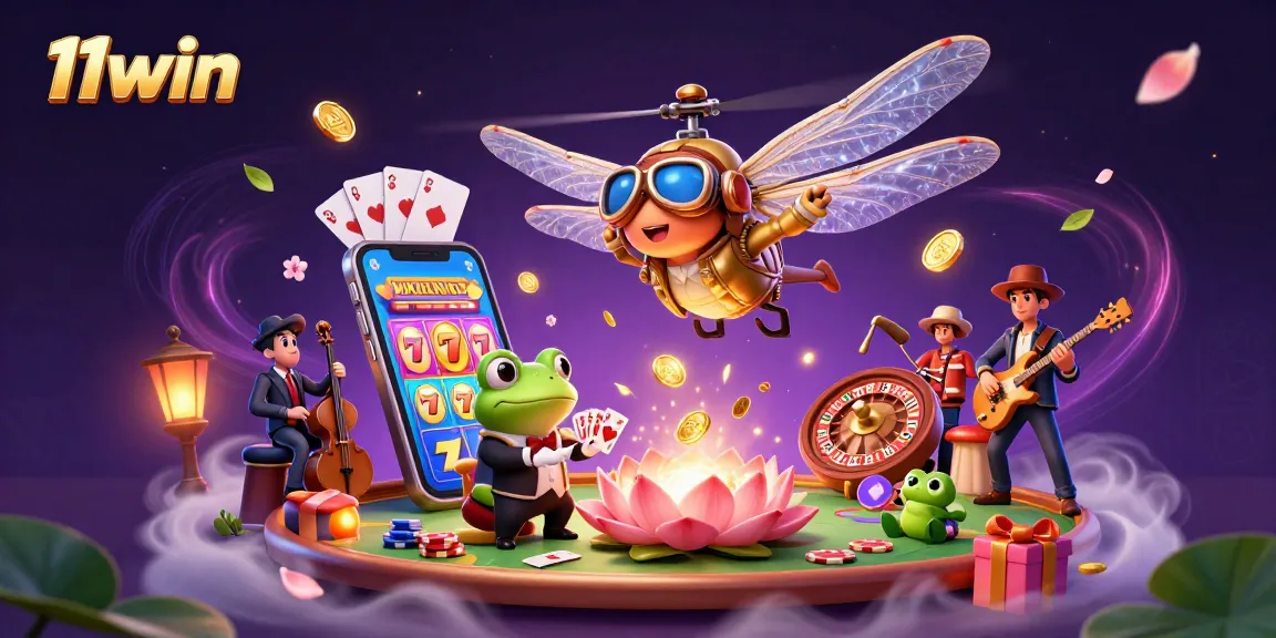 Experience thrilling games at 11win with vibrant slots, card deals, and lively casino atmosphere.
