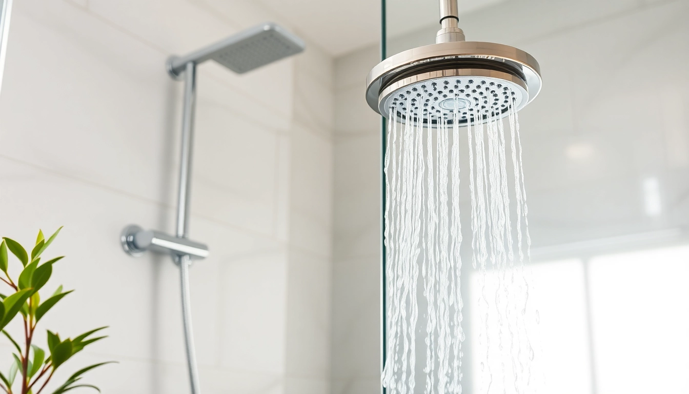 Install elegant showers au with modern design and luxurious features in bright lighting.