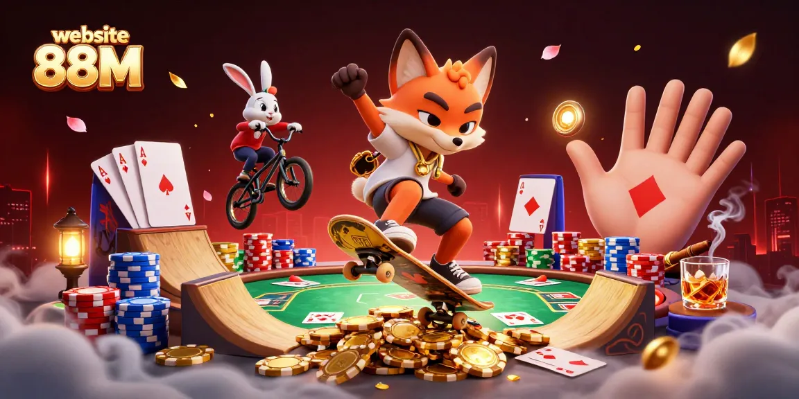 Engage with thrilling gameplay at website 88M featuring vibrant casino graphics.