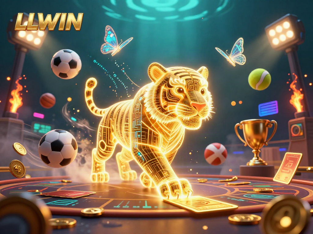 Experience thrilling gameplay at LLWIN with a vibrant digital casino scene showcasing dynamic betting action.