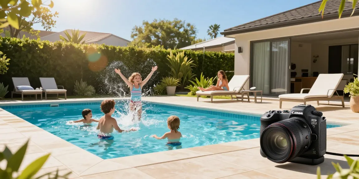 Best Pool Chlorinators in Australia showcased at a sunny family pool day, highlighting relaxation and cleanliness.