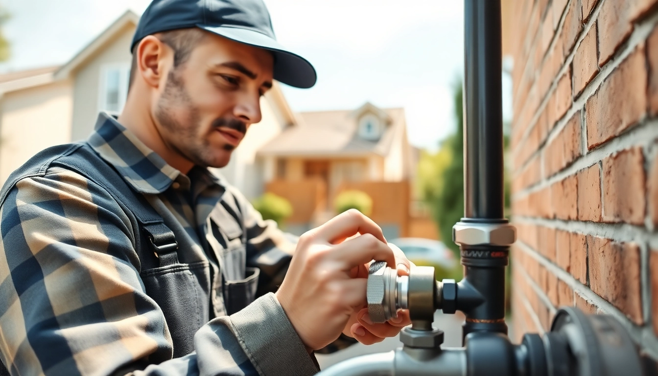 Find a reliable plumber near me fixing pipes with professional tools.