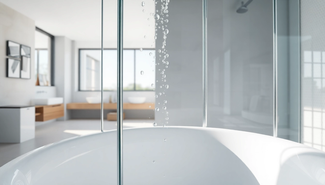 Erleben Sie die sonni Duschkabine in einem modernen Badezimmer mit eleganten Glasdetails.