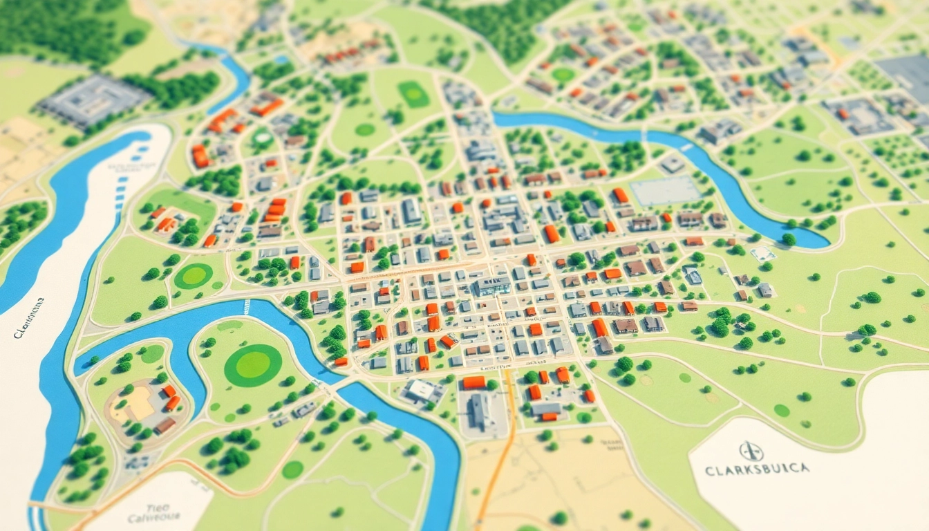 View a detailed clarksburg california map highlighting landmarks and features.