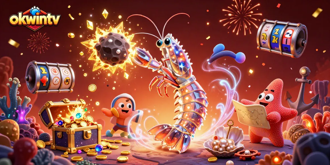 Play thrilling games at okwintv while enjoying rich visuals of samurai shrimp and treasures.